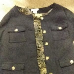 Liz Claiborne Navy blazer and matching tank.